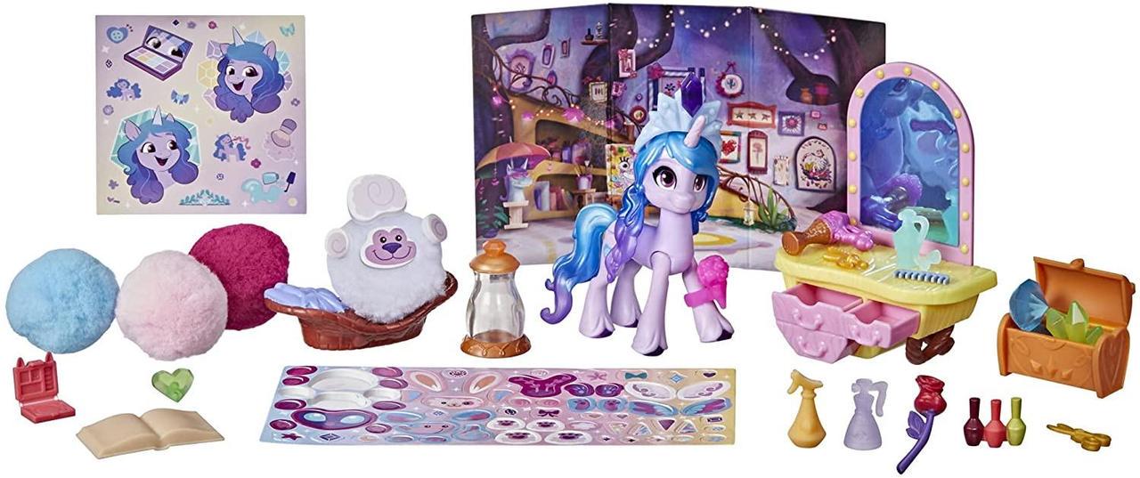 Игровой набор My Little Pony Generation Movie Story Scenes Critter Creation Izzy Moonbow (15397473)