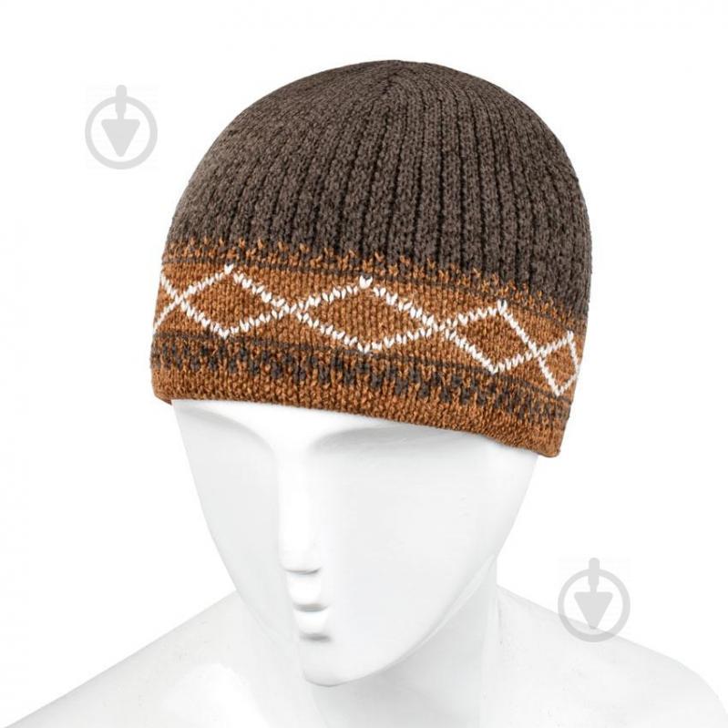 Шапка бини Beaniqe Plush One Size Коричневый (24632)