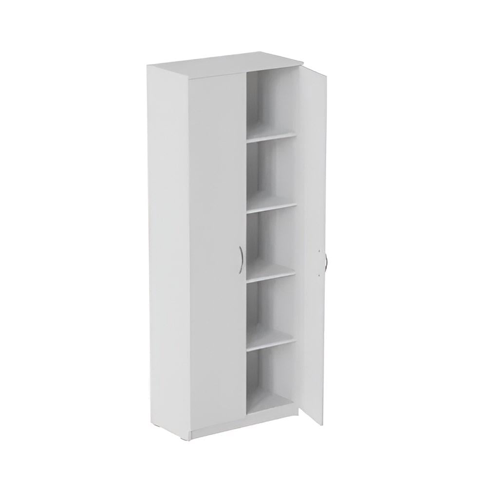 Шкаф Ferrum-decor Анжело на 5 полок 2 двери ДСП 16 мм 900x700x380 мм Белый (FRD-105013)