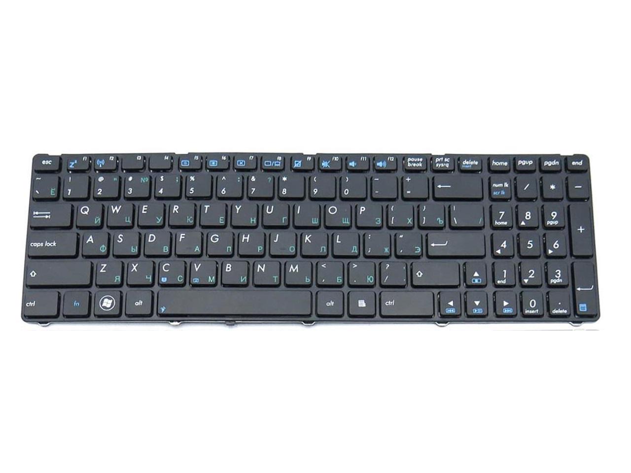 Клавиатура для ноутбука Asus UL50 UL50VT матовая (04GNV32KRU00)