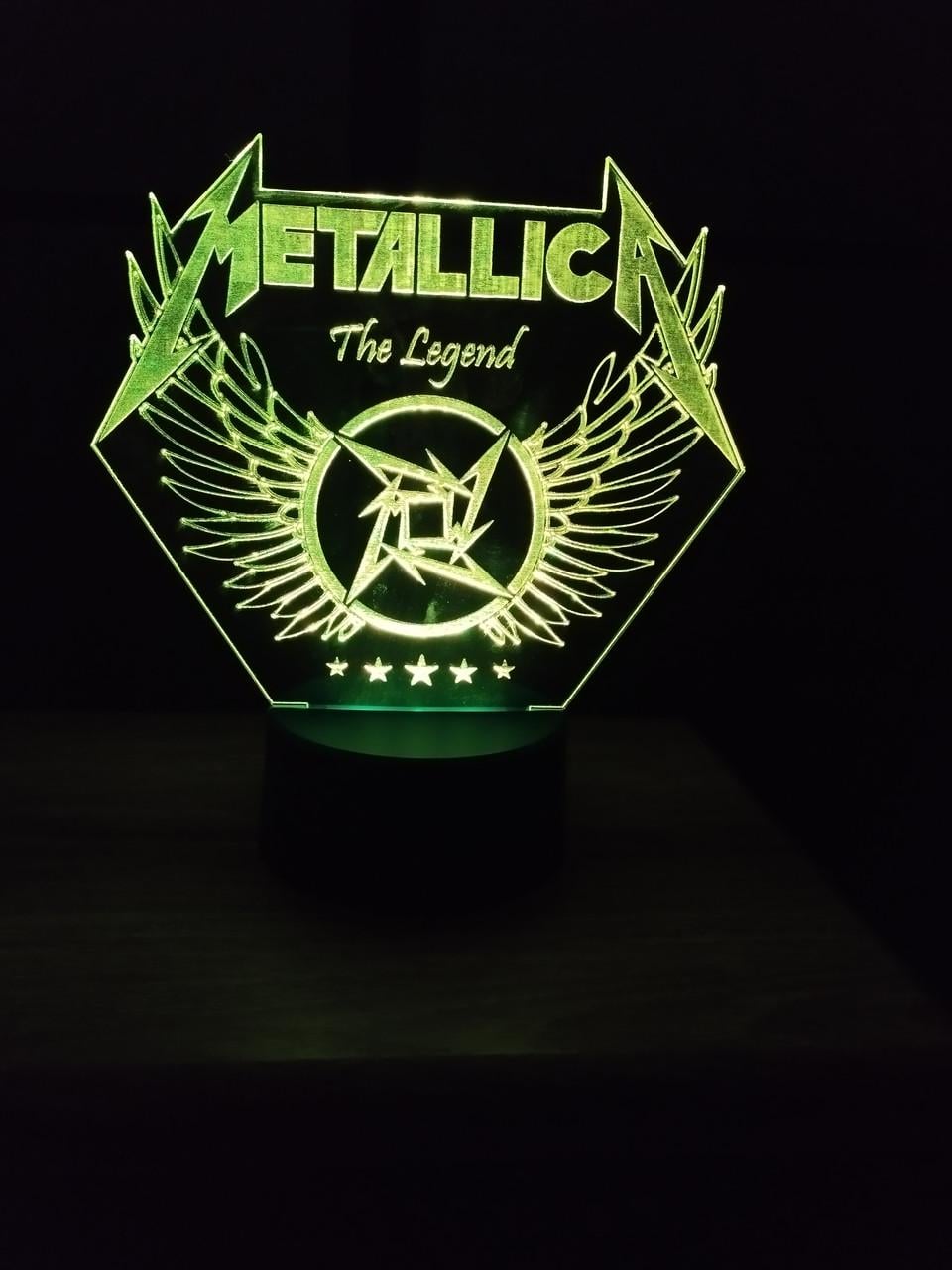 3D-ночник Metallica несколько подсветок/на батарейках/220V (2085655214)