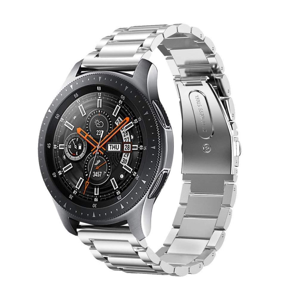 Ремешок стальной BeWatch 20мм для Samsung Galaxy Watch 42/3 41 мм/Active/Active 2 Silver (1110405) - фото 3