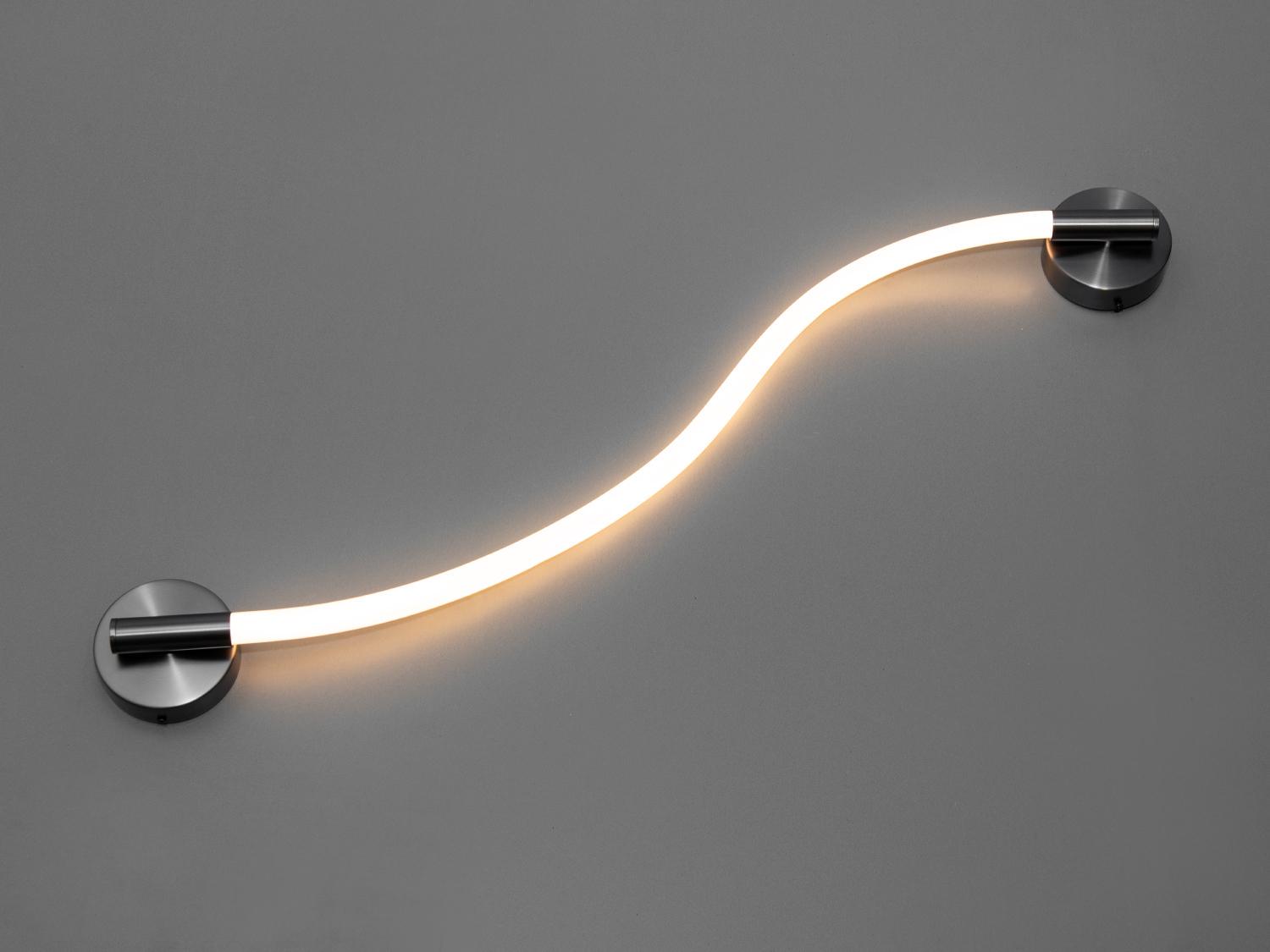 Светильник светодиодный настенный Шланг 10 Вт Черный/Хром (SY9600-BHR) - фото 4