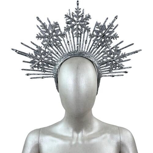 Обруч со снежинками SETA Decor Снежная феерия (25-682SL)