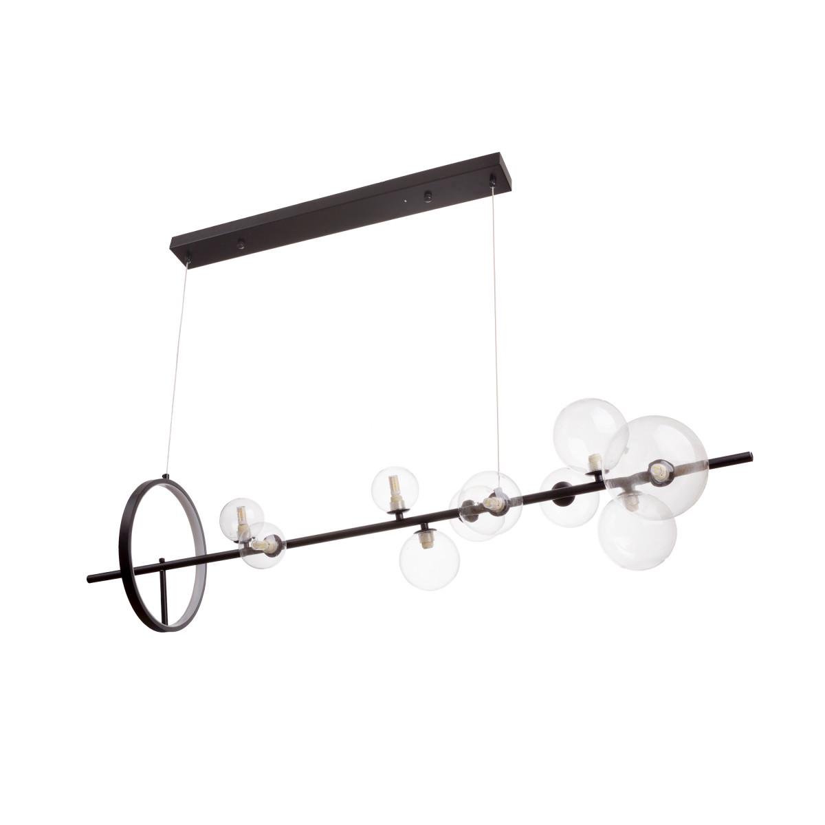 Стельова люстра лофт Brille BR-01 662S/10 G9 BK Стельова люстра лофт Brille BR-01 662S/10 G9 BK