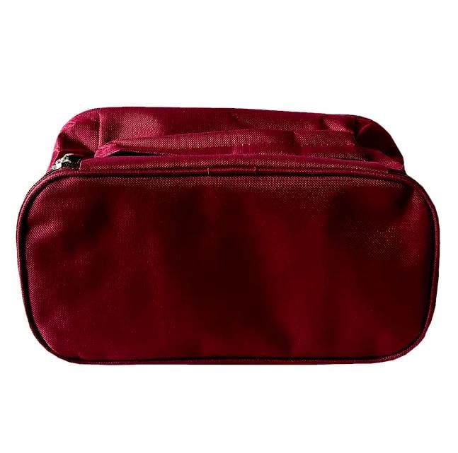 Органайзер дорожный для белья и носков 26х13х12 см Бордовый (OGR209)