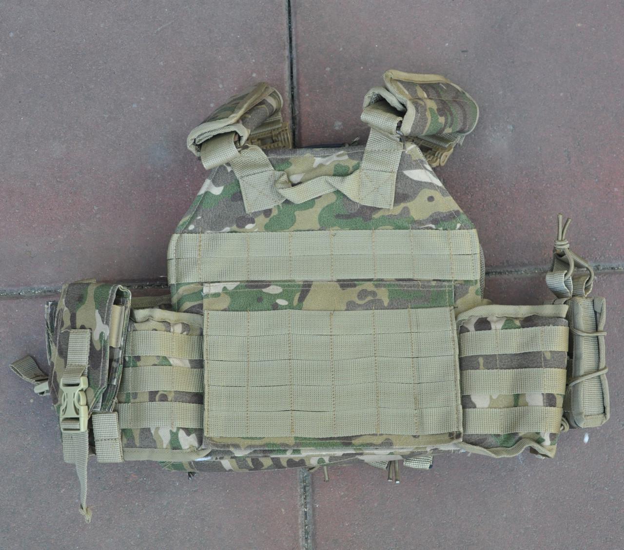 Плитоноска з підсумками з 4 точками швидкого скидання Мультикам (2602182173) - фото 3 Плитоноска з підсумками з 4 точками швидкого скидання Мультикам (2602182173) - фото 3