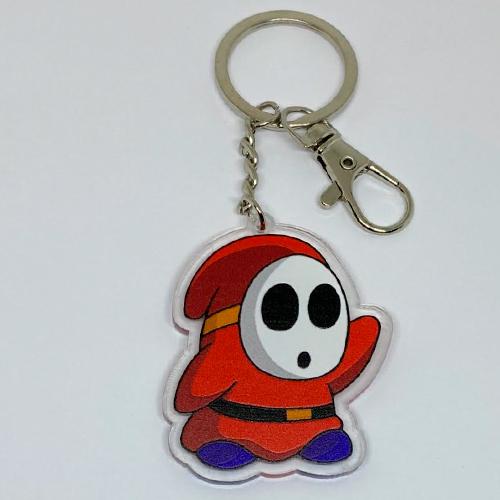 Брелок акриловый Shy Guy Super Mario в подарочной уп. (3368)