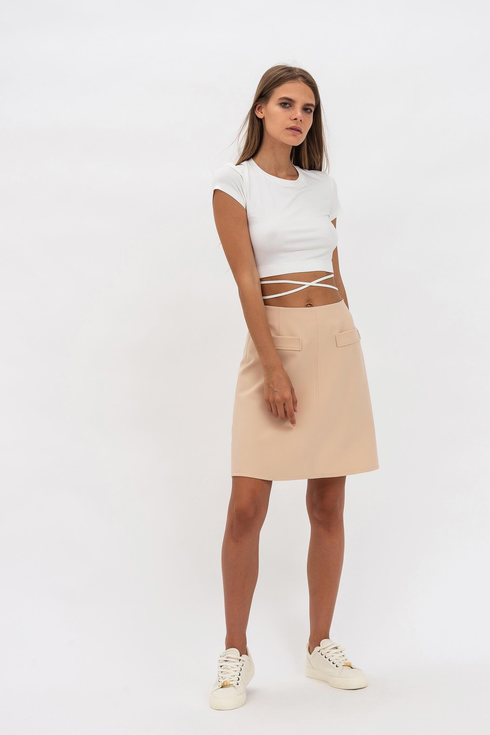 Юбка Lesia Бриан р. 42 Бежевый (121150000)