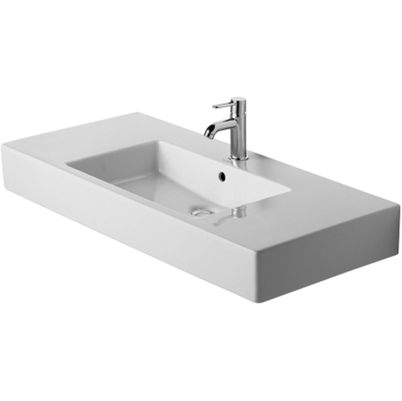 Умывальник подвесной DURAVIT Vero 0329100000 1050x490x170 мм Белый (142297) Умывальник подвесной DURAVIT Vero 0329100000 1050x490x170 мм Белый (142297)
