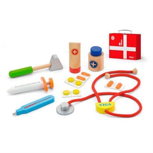 Игровой набор Viga Toys Чемоданчик доктора (18253) Игровой набор Viga Toys Чемоданчик доктора (18253)