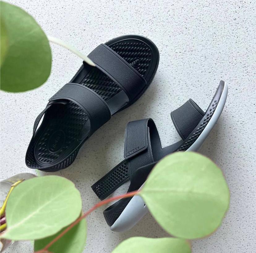 Сандали женские Crocs LiteRide 360 г. 36/37 Black/Light Grey (12925) - фото 4