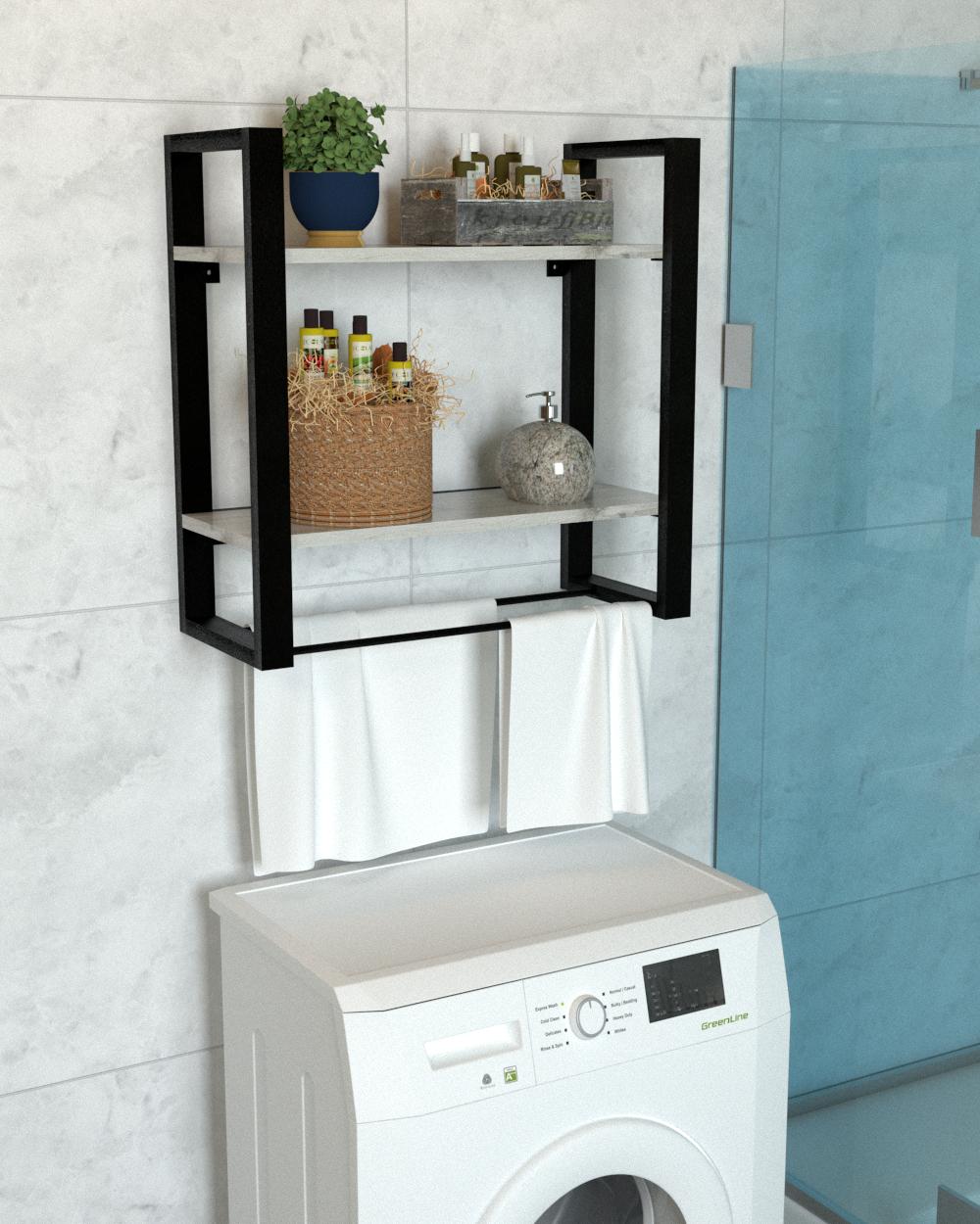 Полиця настінна EcoLoft Ортика DSP-1316-2 в стилі лофт Дуб Кортона (31213799)