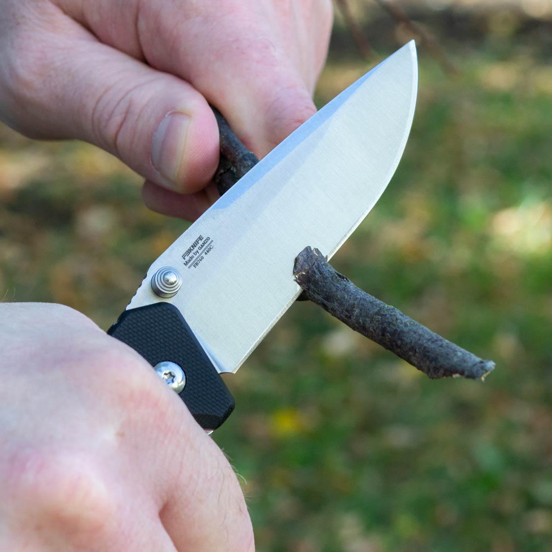 Нож складной Firebird FB7601-BK сталь 440C/рукоять G10 Черный (FB7601-BK) - фото 7