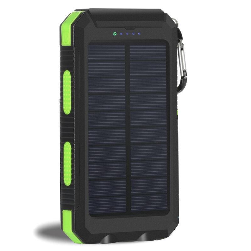 Портативное зарядное устройство Solar Charger mini 20000 мAг Power Bank со встроенной солнечной батареей
