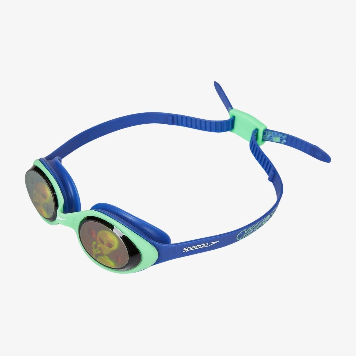 Очки для плавания Speedo ILLUSION 3D PRT JU Синий/Зеленый (OSFM 5053744360591)