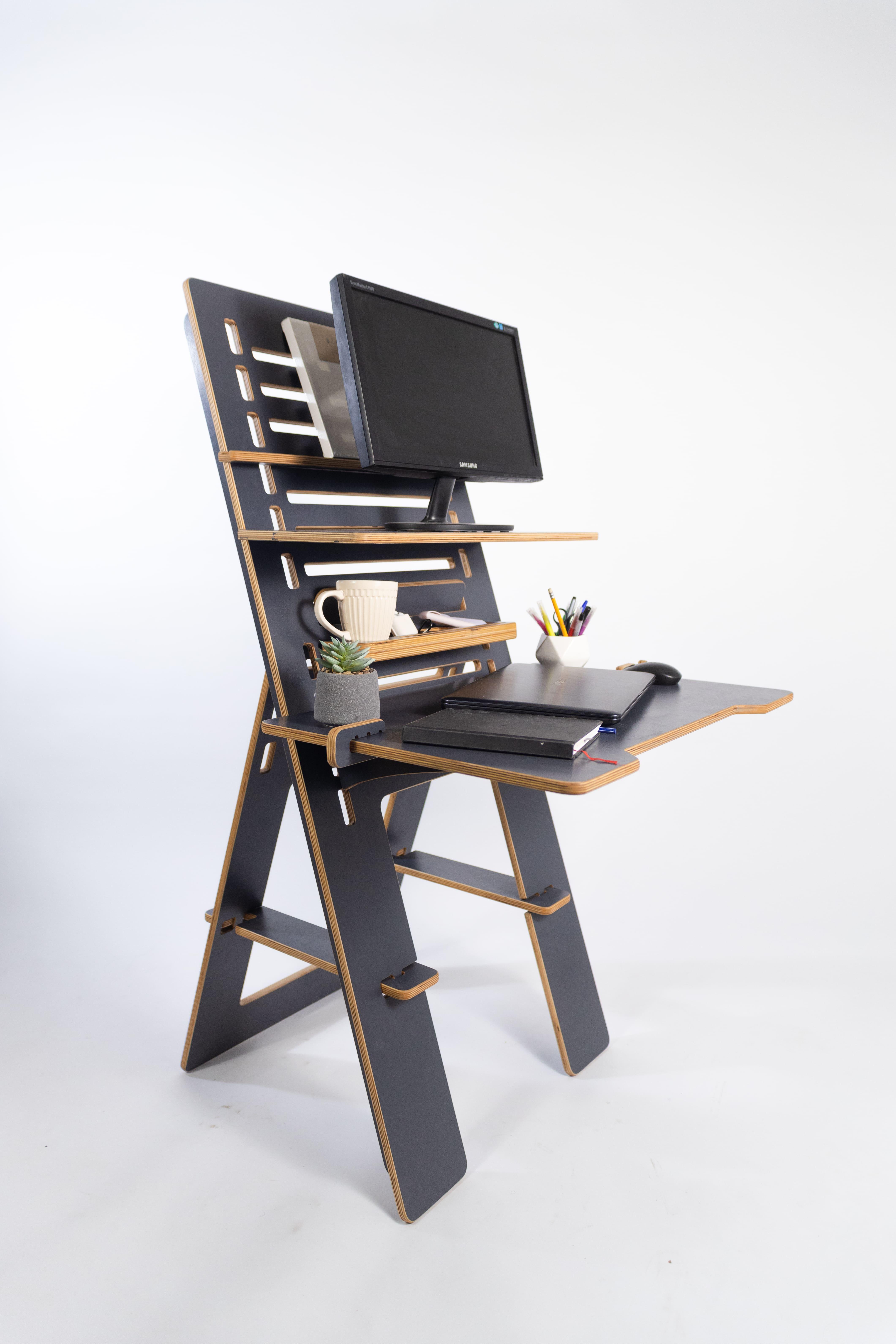 Стіл для роботи стоячи та сидячи Otaman Desk Artist з покриттям Гранітний - фото 2 Стіл для роботи стоячи та сидячи Otaman Desk Artist з покриттям Гранітний - фото 2