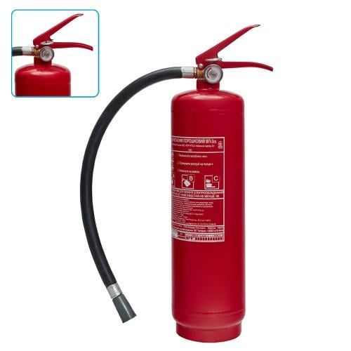 Вогнегасник порошковий з манометром Хлодар-Техсоюз 3кг