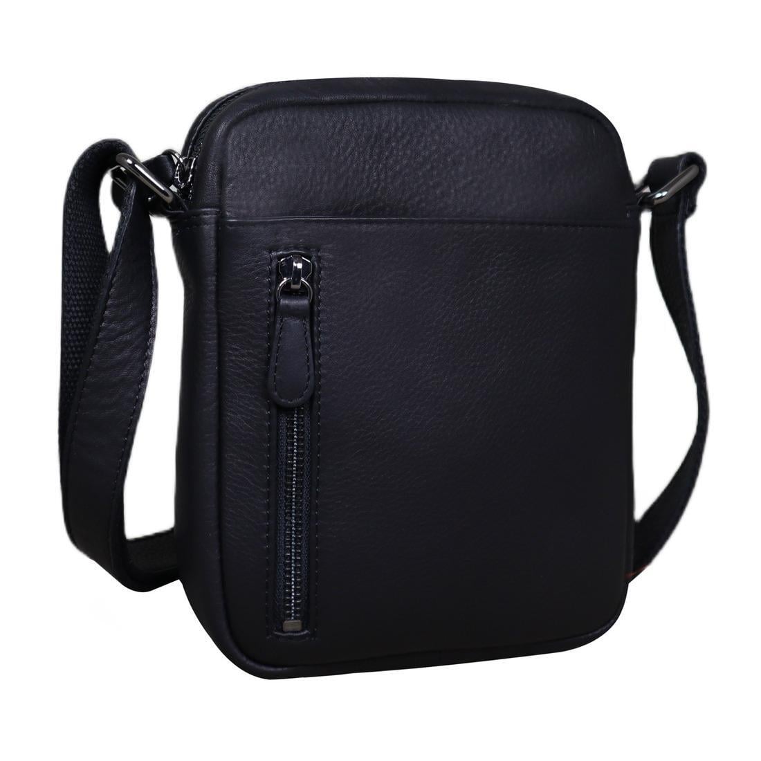 Мужская сумка через плечо Royal Bag R-3169A Черный (7011)
