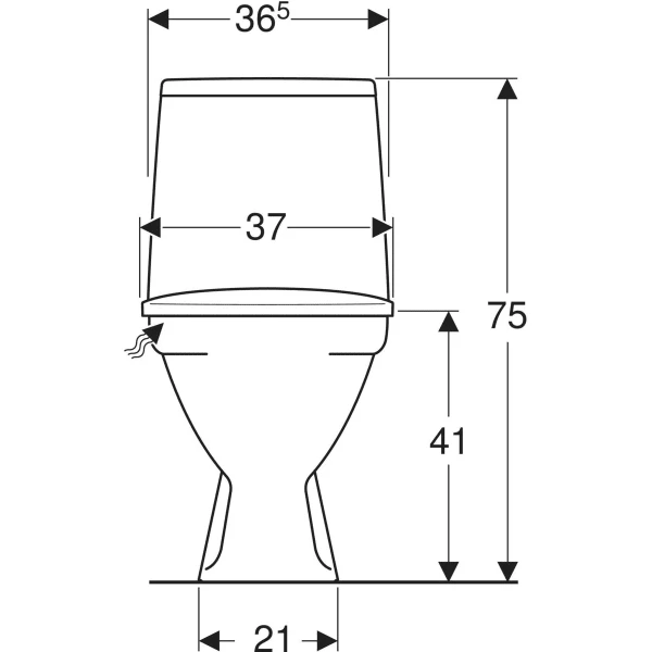 Бачок керамический для унитаза Kolo Runa нижний подвод (L84000000) - фото 5