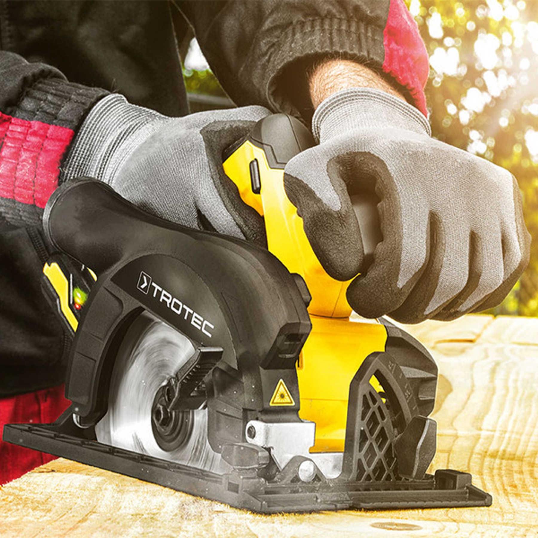 Пила циркулярна Trotec PCSS 10-20V акумуляторна з кейсом (4430000110) - фото 18 Пила циркулярна Trotec PCSS 10-20V акумуляторна з кейсом (4430000110) - фото 18