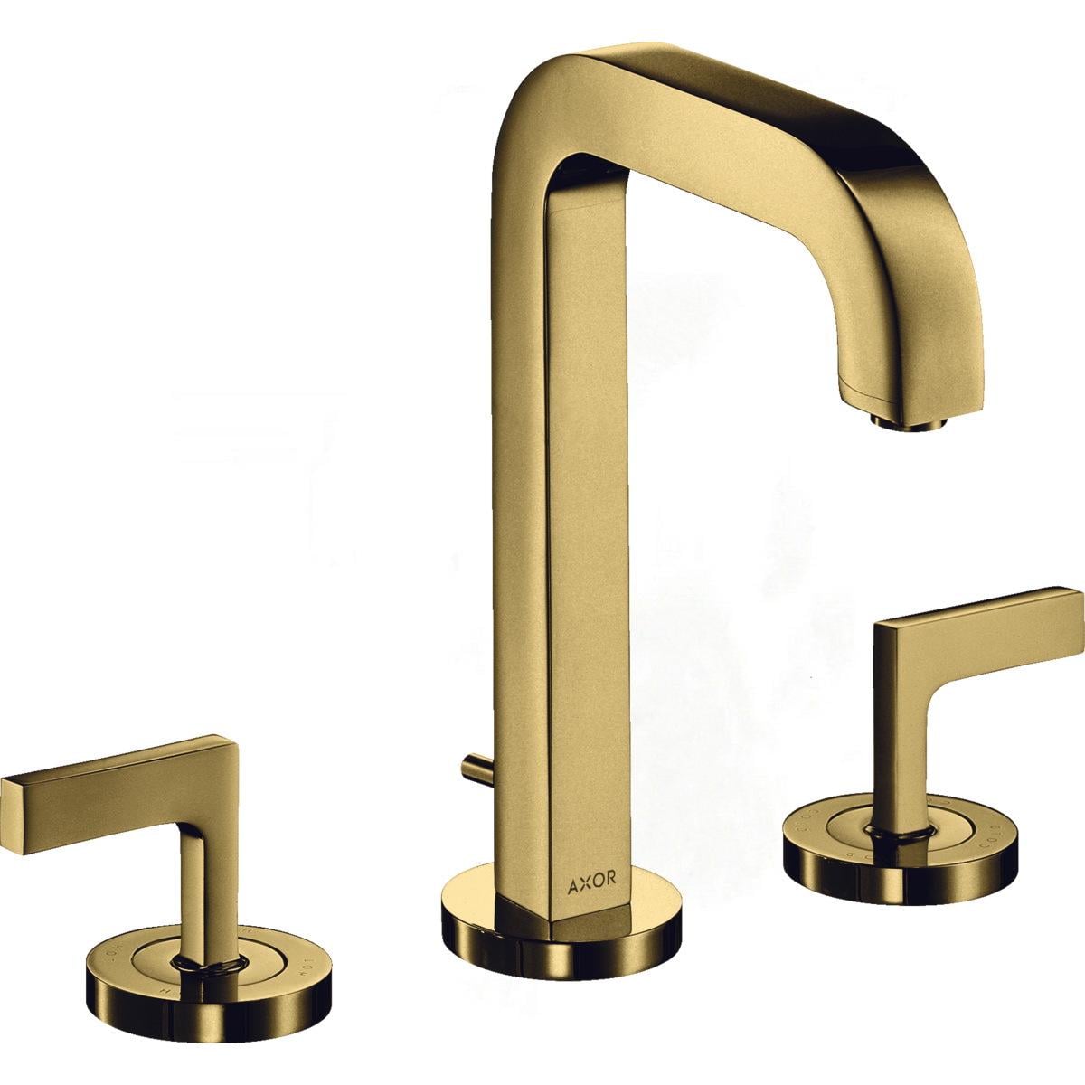 Смеситель для умывальника Hansgrohe AXOR Citterio 39135990 на три отверстия Золотой (162996)