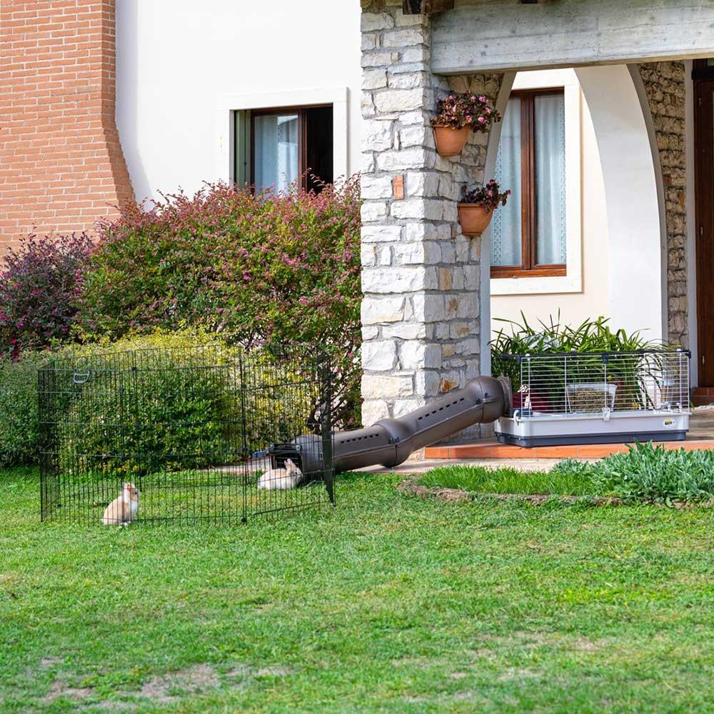 Вольєр вуличний для кроликів та морських свинок FREERUN Ø 140x76,5 см (A-037689) - фото 2 Вольєр вуличний для кроликів та морських свинок FREERUN Ø 140x76,5 см (A-037689) - фото 2