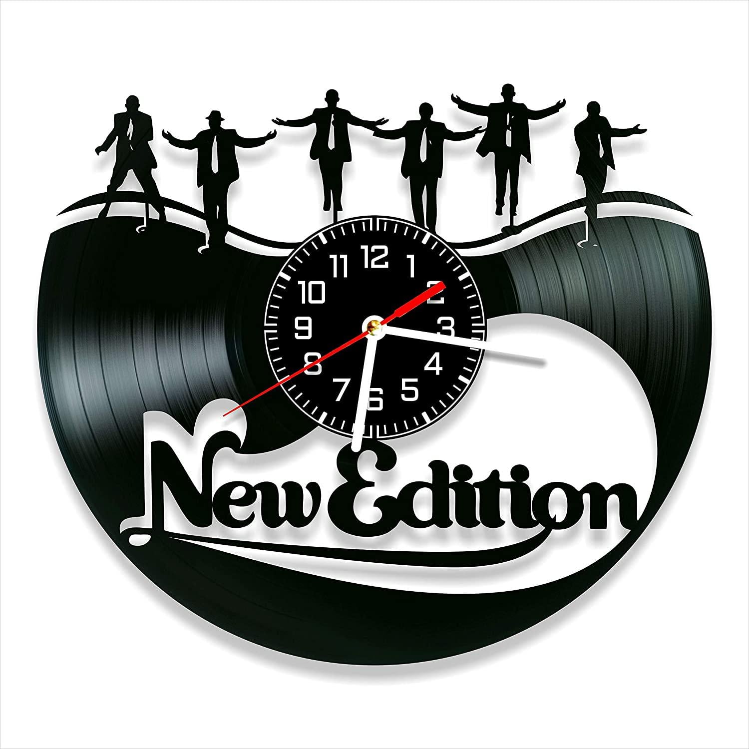 Часы настенные New Edition 2107 из виниловой пластинки