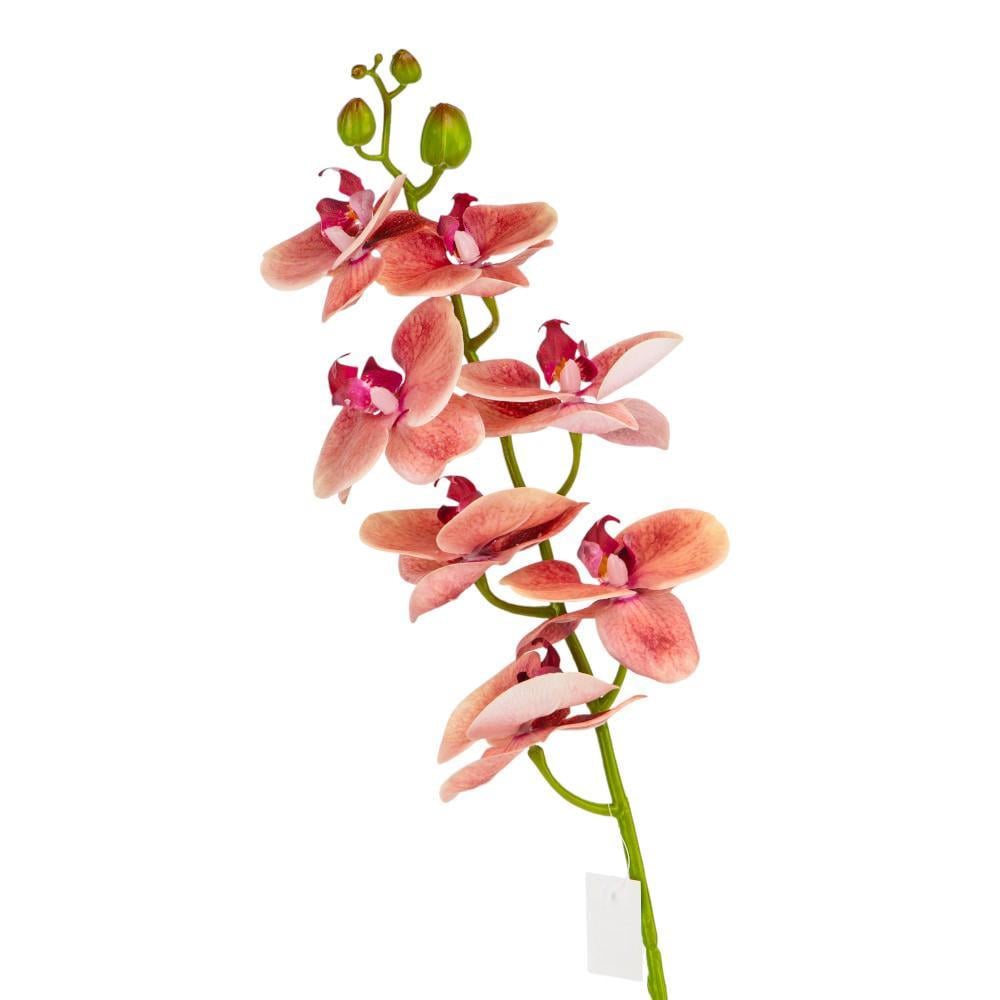 Орхидея искусственная 75 см 3 комплекта Розовый (9213-006)