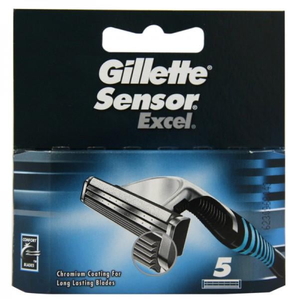 Сменные кассеты для бритья GILLETTE Sensor Excel 5 шт. (2-216658)