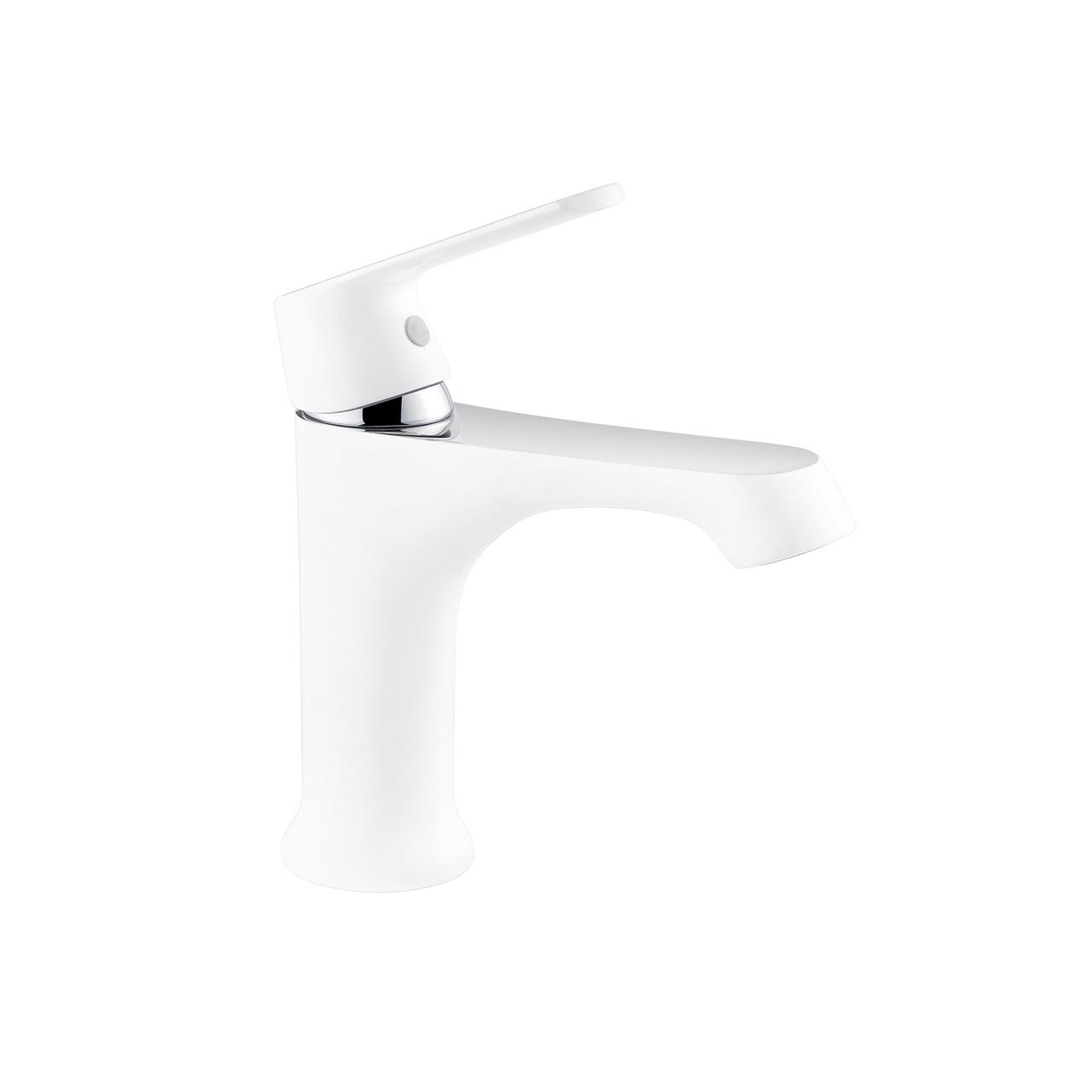 Змішувач для раковини Kroner KRP Armada W010 Білий/Хром (CV024320) - фото 3 Змішувач для раковини Kroner KRP Armada W010 Білий/Хром (CV024320) - фото 3