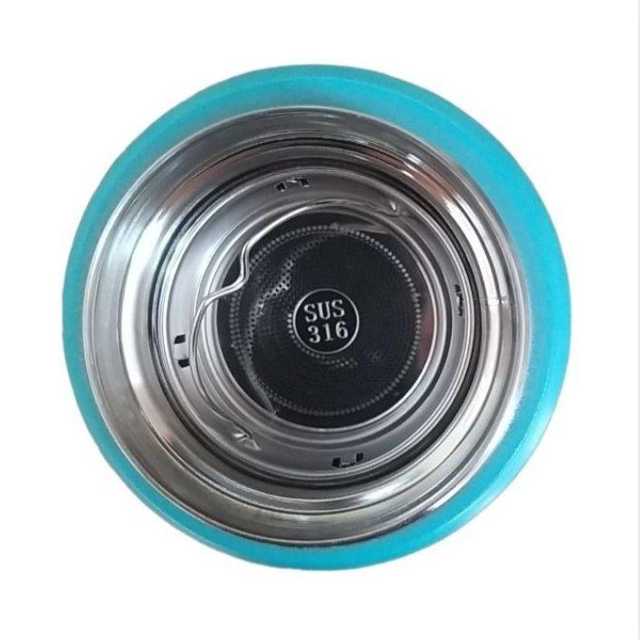 Термос из нержавеющей стали KANGZYUAN с двойной стенкой вакуумный 700 мл градиент Голубой (2456519731) - фото 6