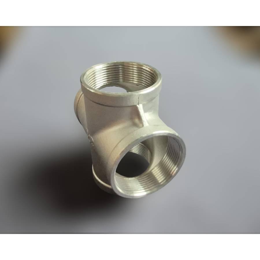 Крестовина муфтовая Ду50 нержавеющая сталь AISI304 ВР BSPP Class 150 90° 2" (29203307) - фото 11 Крестовина муфтовая Ду50 нержавеющая сталь AISI304 ВР BSPP Class 150 90° 2" (29203307) - фото 11