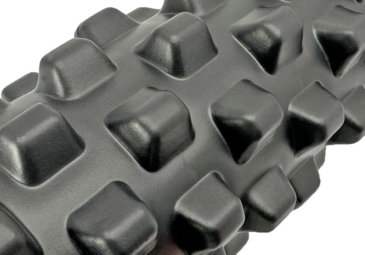 Масажний ролик EasyFit Grid Roller PRO 33 см Чорний (EF-2015-BK) - фото 3