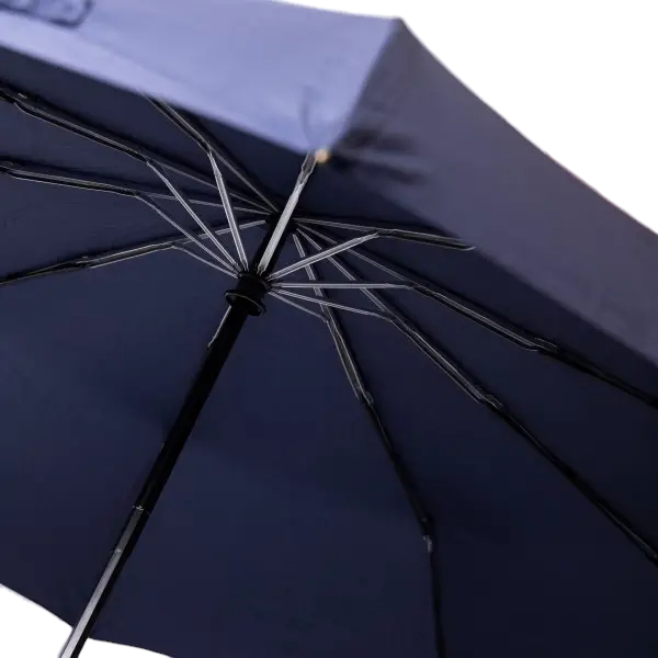Зонтик автоматический складной 116 см с деревянной ручкой Синий (HP-23-8BL) - фото 4 Зонтик автоматический складной 116 см с деревянной ручкой Синий (HP-23-8BL) - фото 4