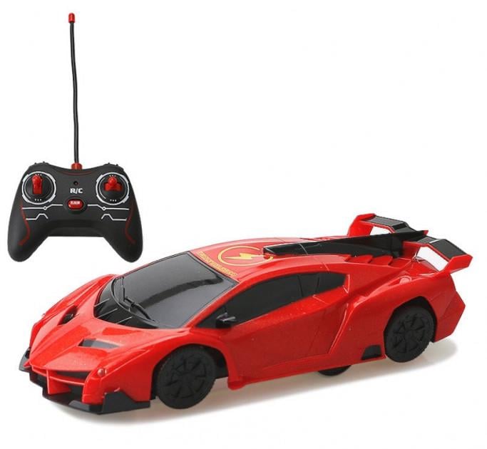 Радиоуправляемая игрушка SUNROZ Climbing the Wall Stunt Car антигравитационная машинка 1:28 Красный (SUN4275) Радиоуправляемая игрушка SUNROZ Climbing the Wall Stunt Car антигравитационная машинка 1:28 Красный (SUN4275)