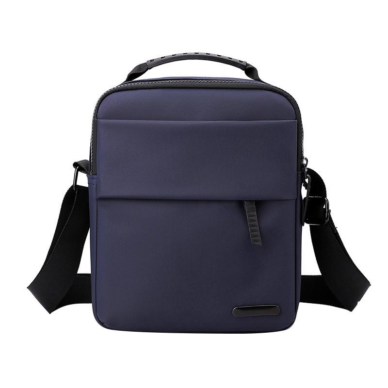 Мужская сумка Lesko 087 через плечо на несколько отделений Dark Blue (25714143)