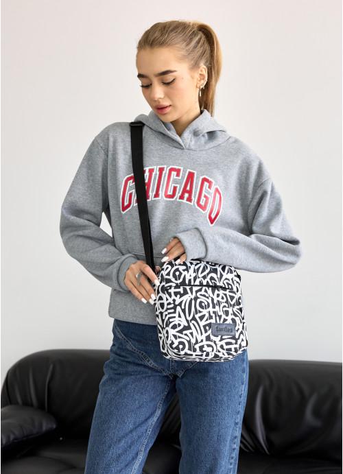 Женская сумка-мессенджер Sambag Graphity тканевая (909019723)