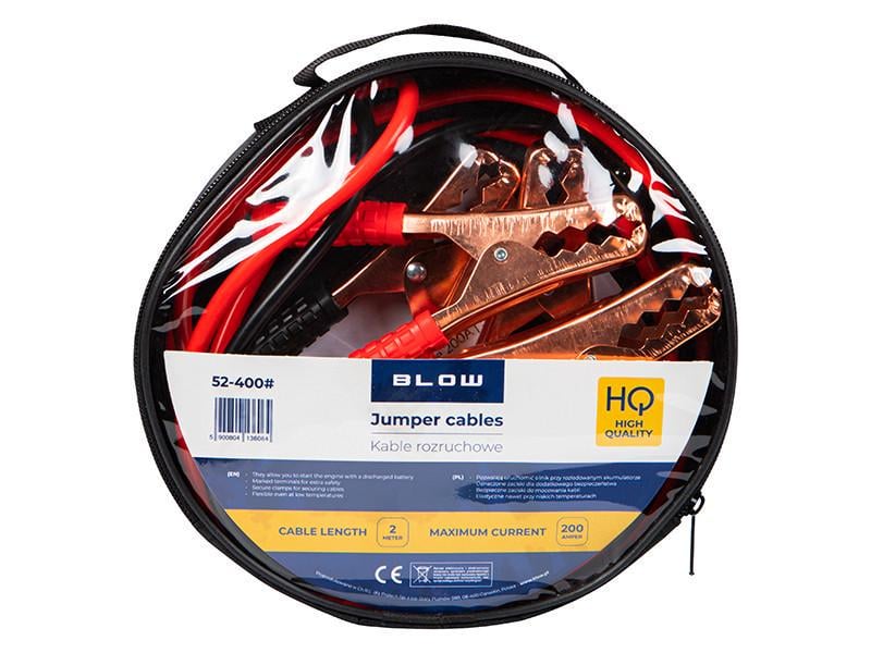 Крокодили з дротами для прикурювання АКБ 200А 2 м (52-400#) - фото 3