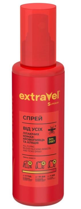 Спрей від комарів Extravel Superior 100 мл (2623749360)