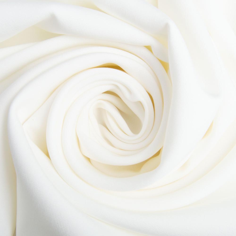 Тканина костюмна однотонна для одягу/плаття/костюмів/спідниць 150 см 282 гр/м2 Молоко (1003)