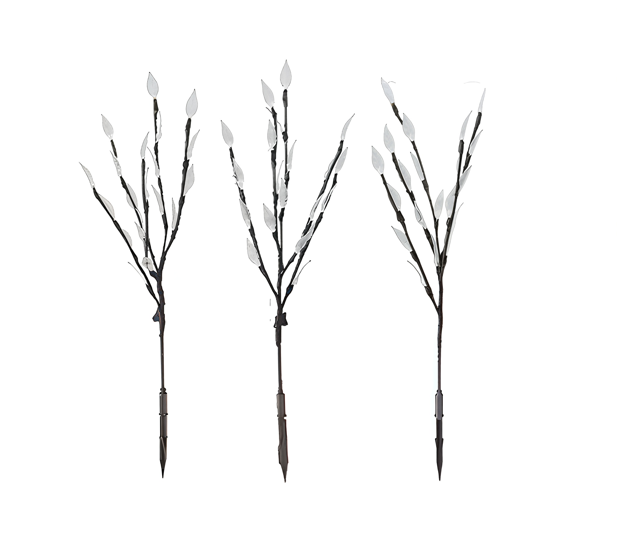 Ліхтар вуличний на сонячній батареї Garden Line SOL6094 3 гілки 60 см 60 LED