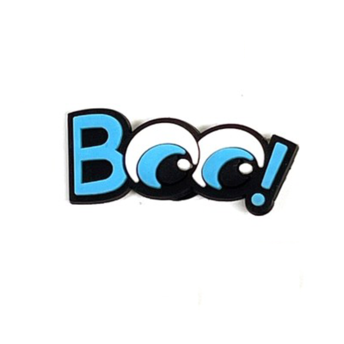 Джибітс для взуття JIBBITZ Напис "Boo!" у вигляді очей № 1209 (JIB1209)