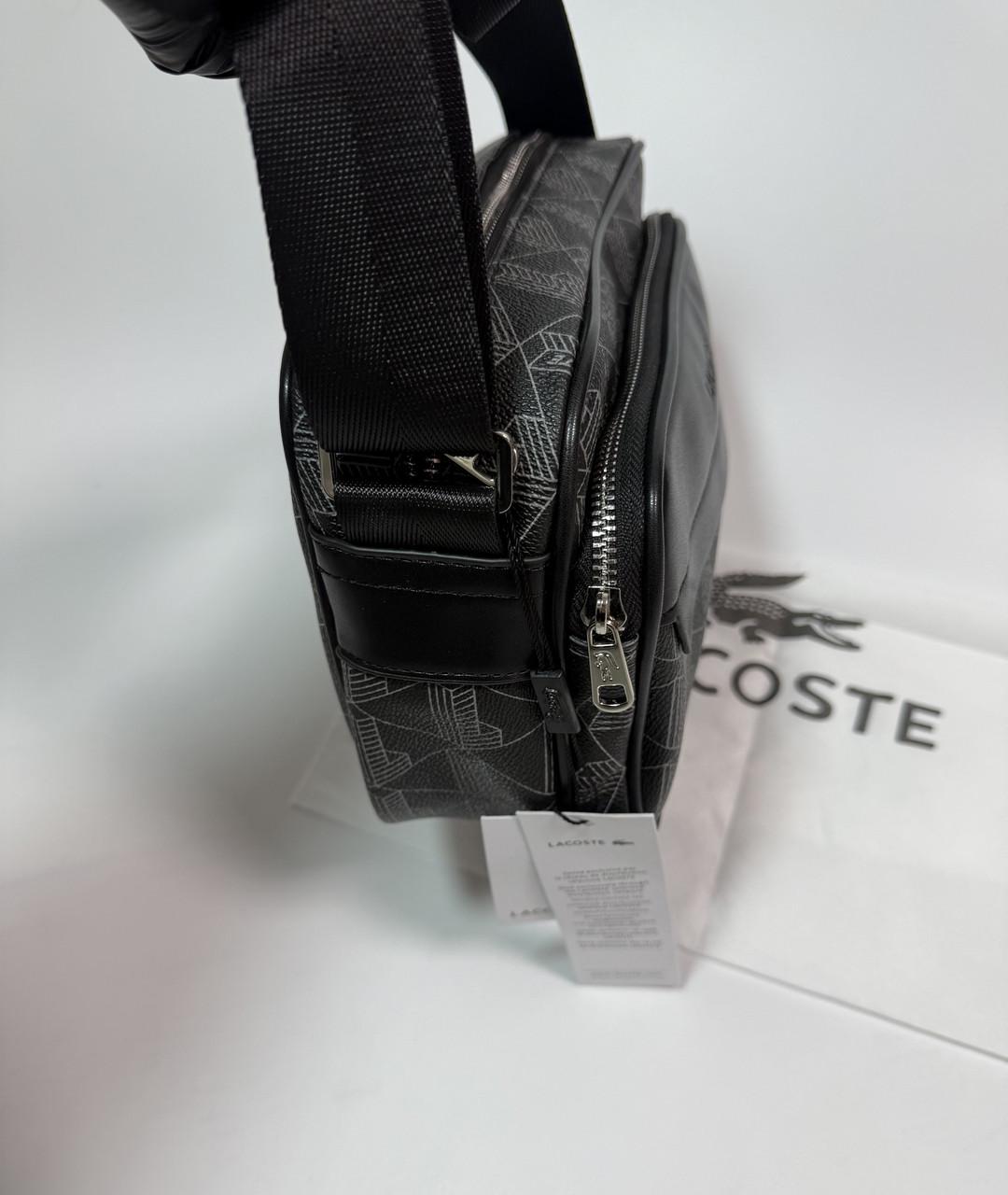 Мужская сумка через плечо Lacoste Черный (2792177068) - фото 2 Мужская сумка через плечо Lacoste Черный (2792177068) - фото 2