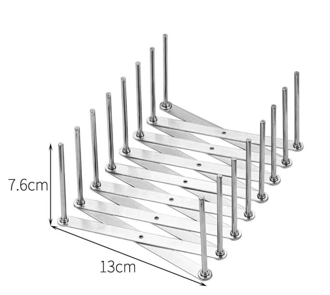 Підставка для кришок з нержавіючої сталі 7 відділень (2703792548) - фото 6