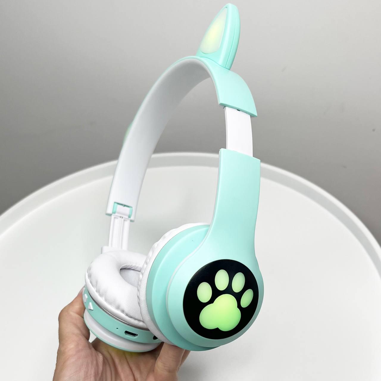 ᐉ Наушники беспроводные CAT EAR Headphones VZV23M Bluetooth Бирюзовый