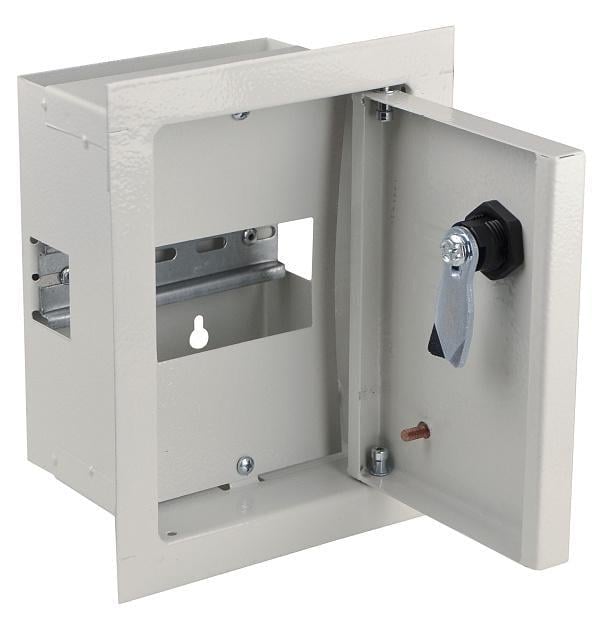 Щит распределительный АСКО-УКРЕМ Light Ubox 4 модуля металлический 203x157x100 мм встроенный IP31 с замком (A0260010028)