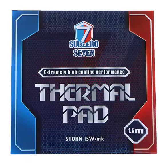 Термопрокладка SubZero Seven Storm 15W/m·K 100x100x1.5 мм (2482011397)