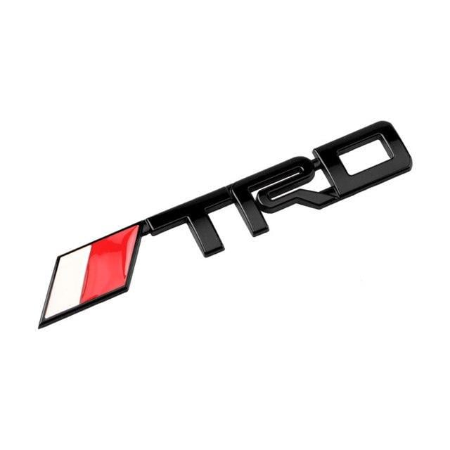 Эмблема TRD на крышку багажника Черный 144х22 мм Toyota (1670696790)
