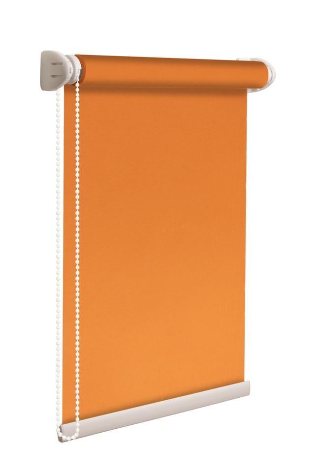 Рулонная штора NewTex Амели LUX 40х165 см Оранжевый (815)